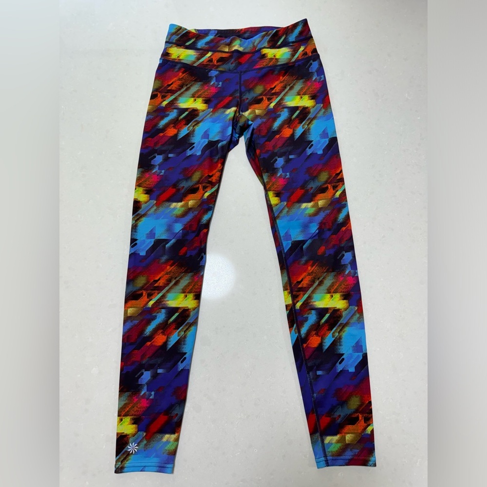 Athleta Colorburst Sonar Tights Leggings Size S